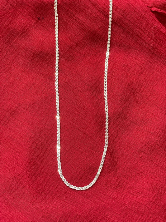 92.5 silver stylish men’s chain 18 inches