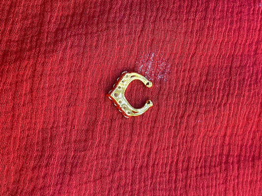 92.5 silver gold plated classy septum