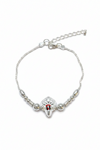 925 Silver Balaji Rakhi