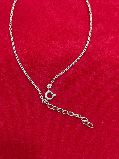 925 Sterling Silver Brother Rakhi | CZ Stone Chain Rakhi for Raksha Bandhan