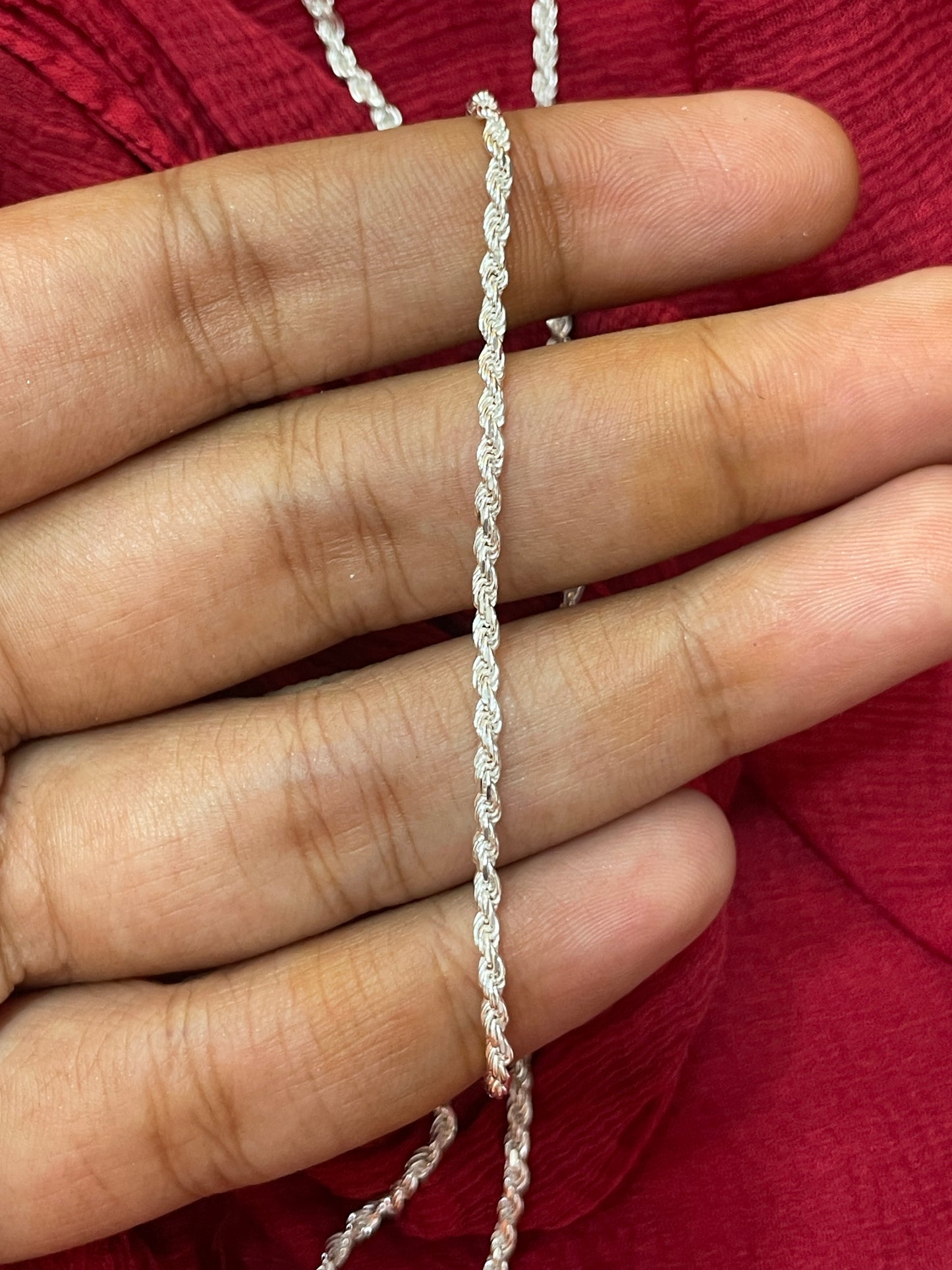 92.5 Silver Men’s Chain 18 Inches | Stylish Classic Link Design | Elegant Fashion Jewellery