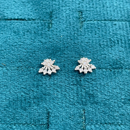 92.5 Silver Second Studs | Stylish Minimal Design | Elegant Fashion Jewellery