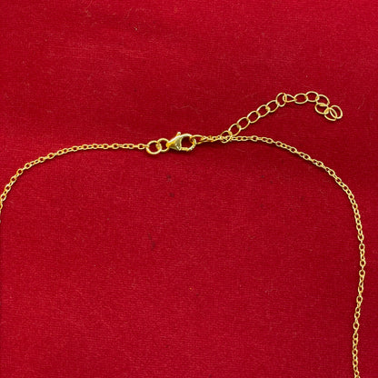 92.5 Sterling Silver Gold Plated CZ Infinity Heart Black Bead Chain