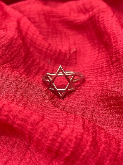 92.5 Silver Star Ring for Women Size 9 | Stylish Cosmic Design | Elegant Fashion Jewellery