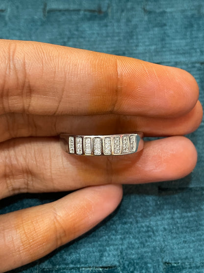 92.5 Silver Men’s Ring Size 24 | Stylish Strong Design | Elegant Fashion Jewellery