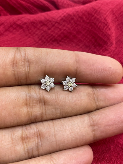 92.5 Silver Minimal Earrings for Women | Stylish Simple Design | Elegant Daily Wear Jewellery