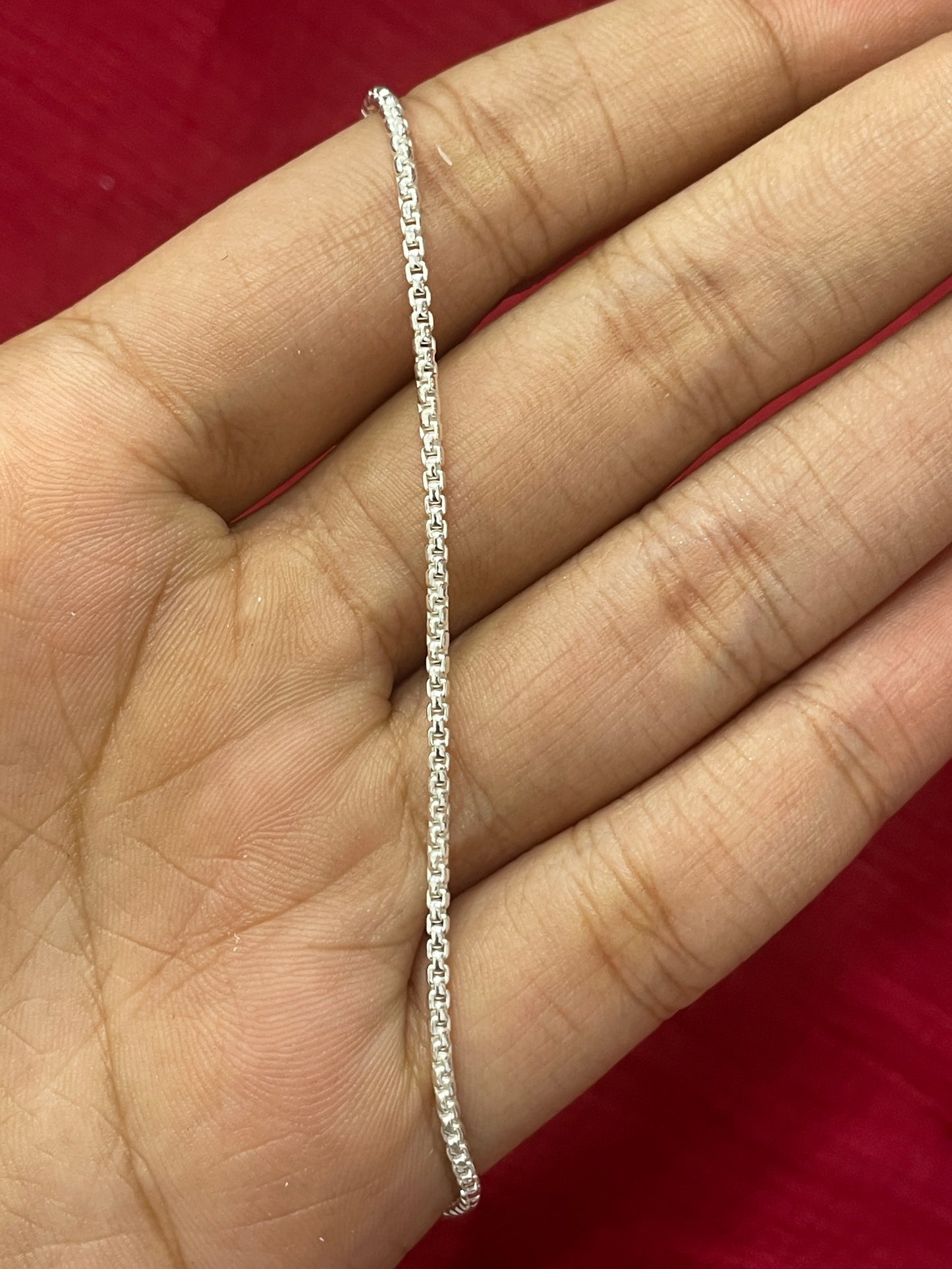 92.5 silver minimal stylish chain 24 inches