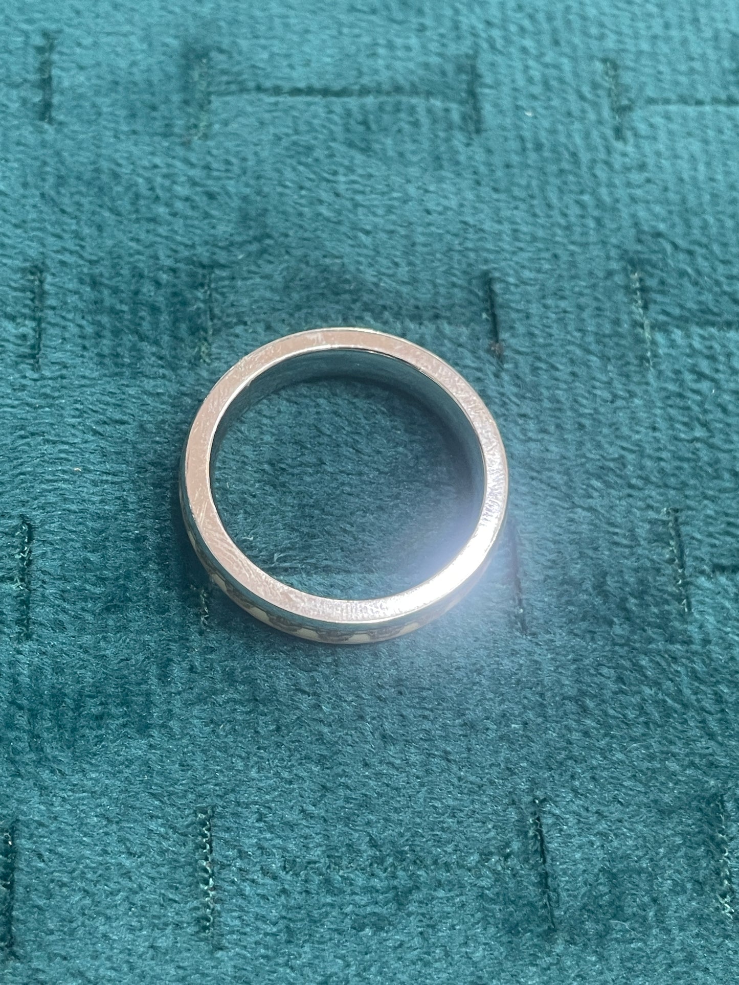 92.5 Silver Radium Men’s Ring Size 21 | Stylish Modern Glow Finish | Elegant Jewellery