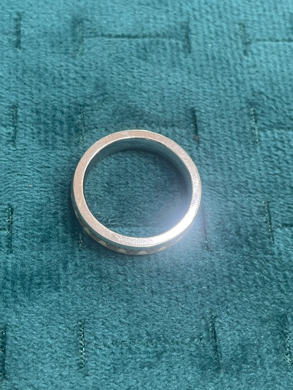 92.5 Silver Radium Men’s Ring Size 21 | Stylish Modern Glow Finish | Elegant Jewellery