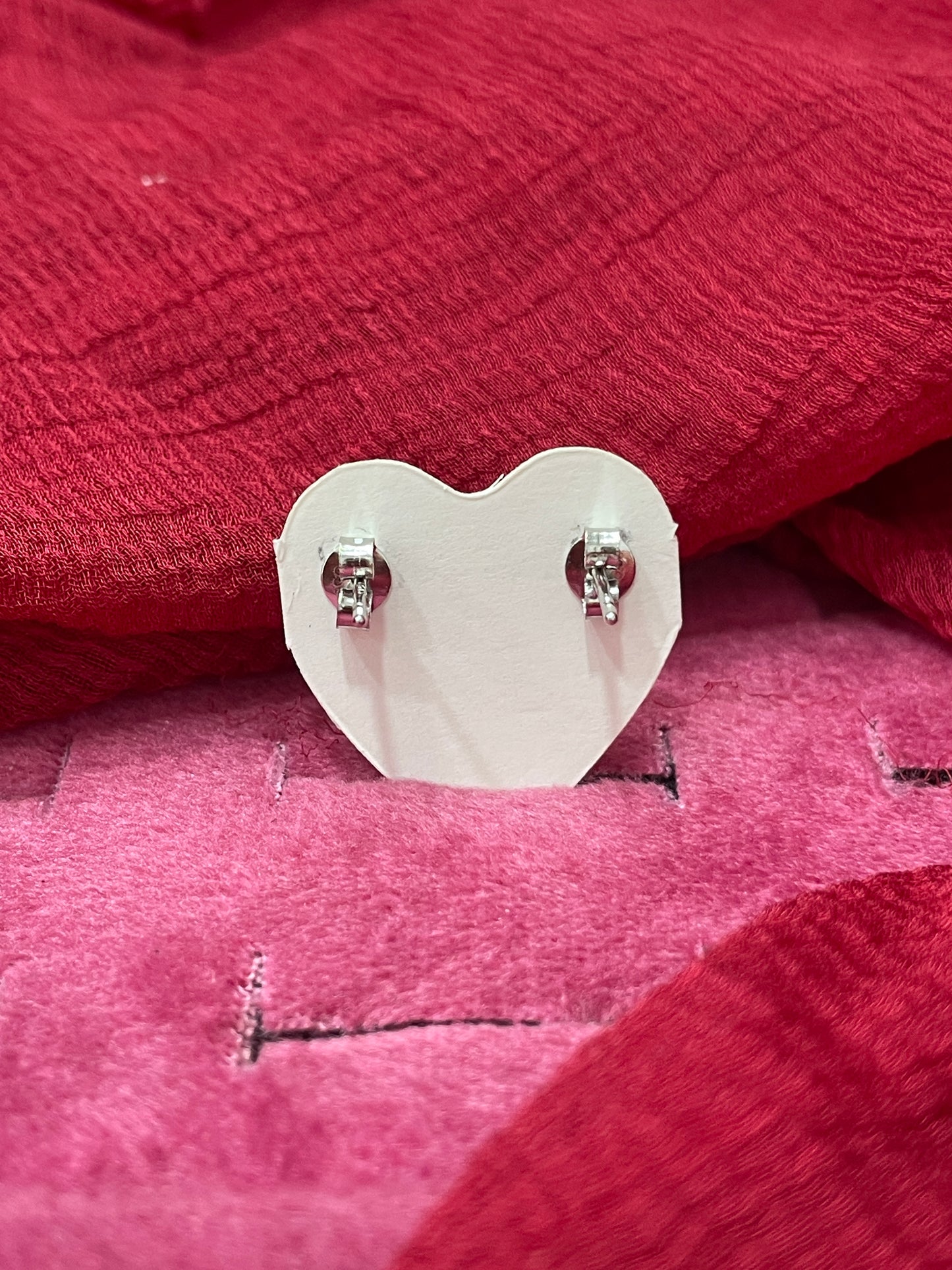 92.5 Silver Premium White Stone Studs | Stylish Sparkle Design | Jewellery
