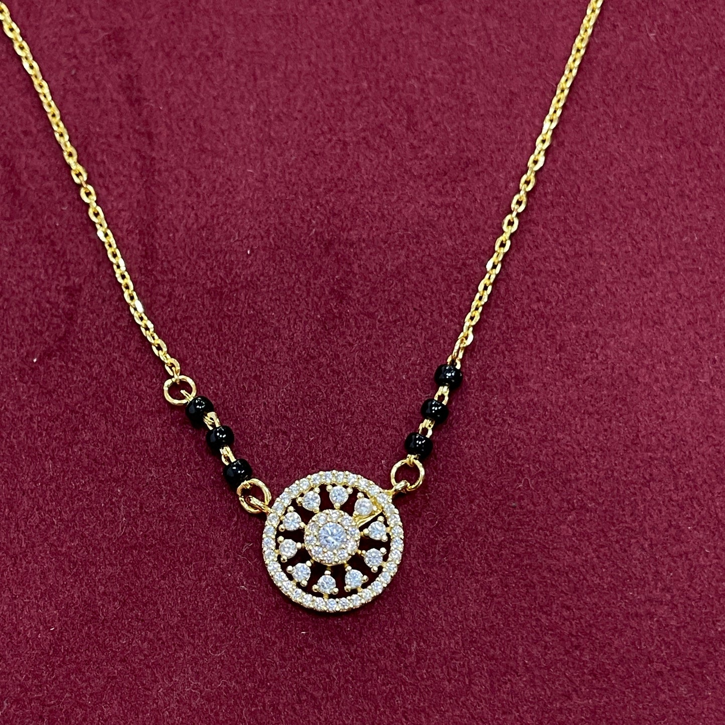 925 Silver Gold-Plated Mangalsutra for Women