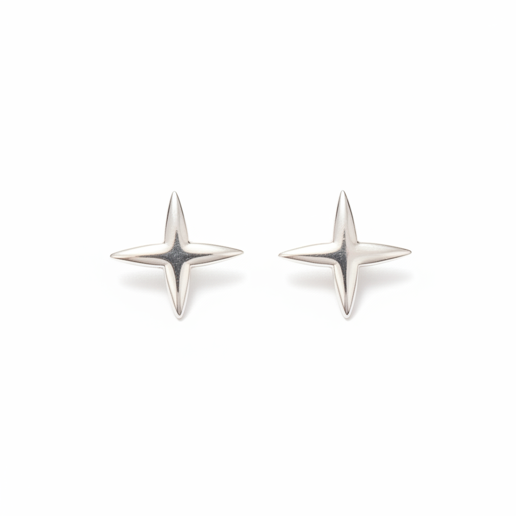 92.5 Silver Simple Stylish Earrings for Women | Elegant Minimal Design | Daily Wear Jewellery