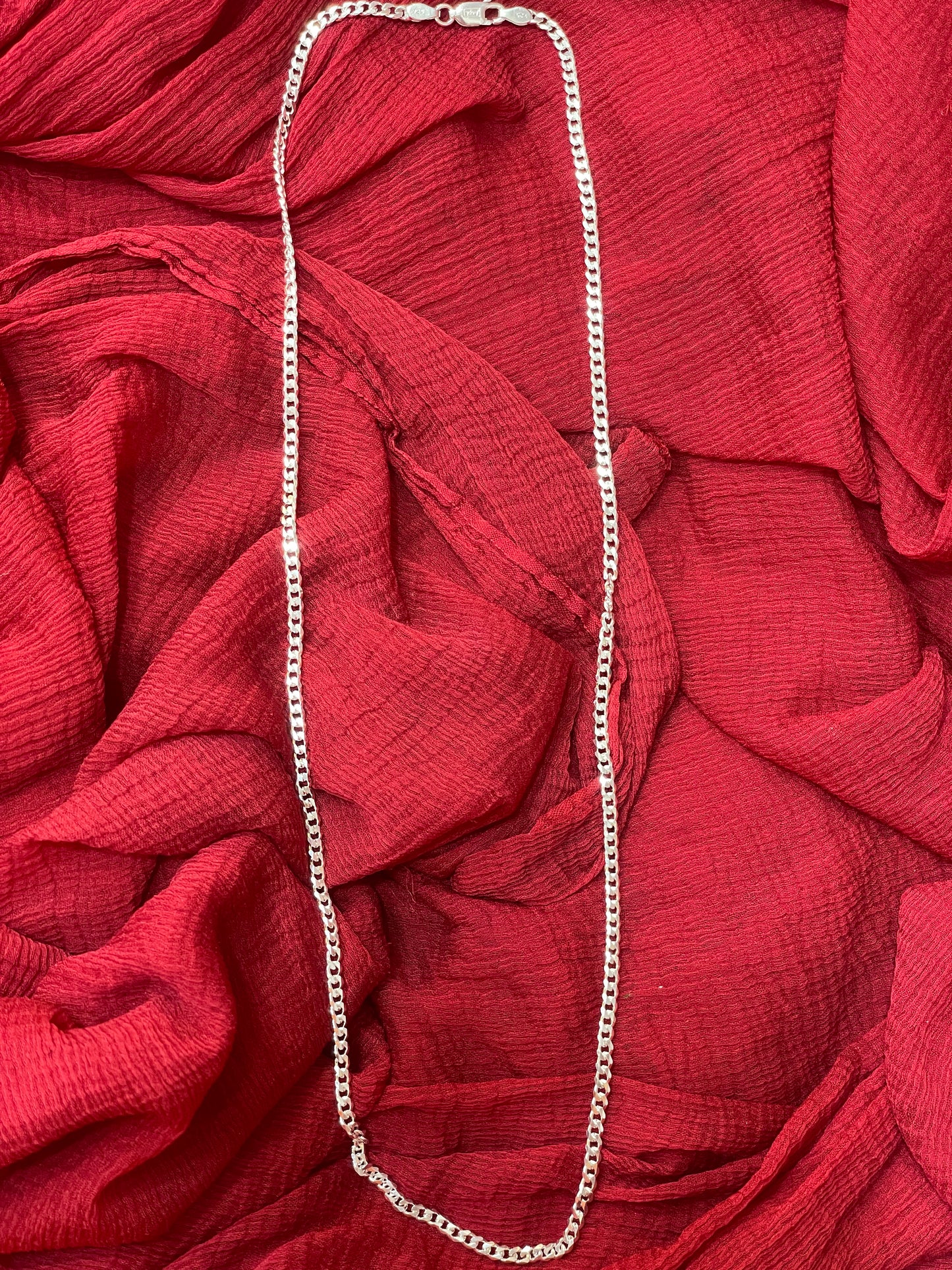 92.5 Silver Men’s Chain 20 Inches | Stylish Premium Link Design | Elegant Fashion Jewellery