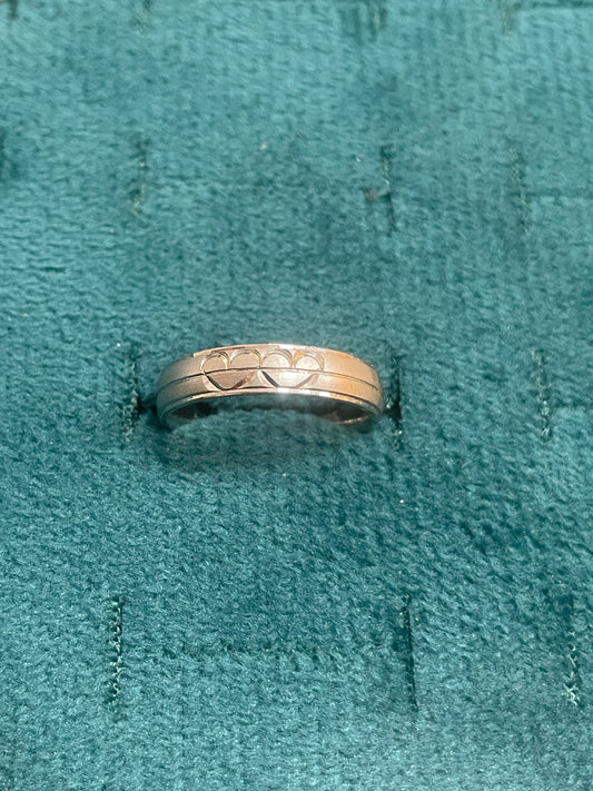 92.5 Silver Heart Ring for Women Size 11 | Stylish Romantic Accent | Elegant Gift Jewellery