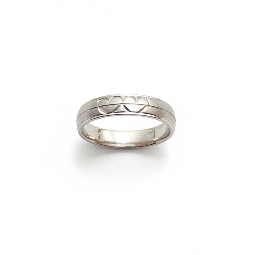 92.5 Silver Heart Ring for Women Size 11 | Stylish Romantic Accent | Elegant Gift Jewellery