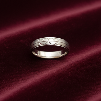 92.5 Silver Heart Ring for Women Size 11 | Stylish Romantic Accent | Elegant Gift Jewellery
