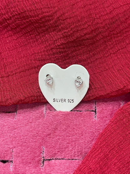 92.5 Silver Mini Stud Earrings | Classy Everyday Design | Jewellery