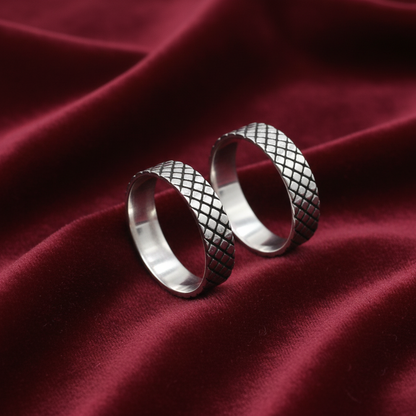 92.5 Silver Antique Oxidised Toe Rings for Women | Ethnic Adjustable Daily Wear Jewellery