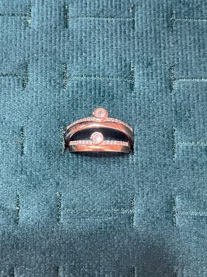 92.5 Silver Couple Rings for Men Size 21 & Women Size 13 | Stylish Twin Design | Elegant Love Jewellery