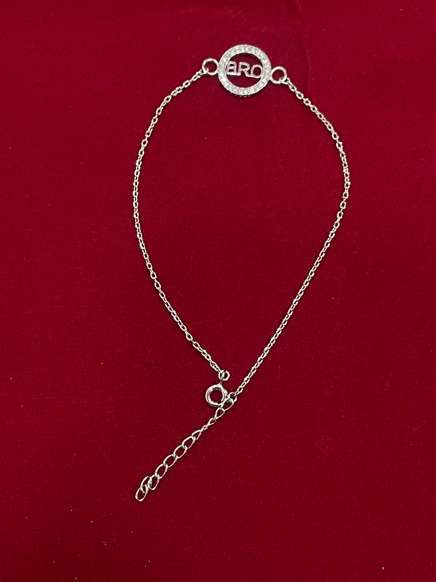 925 Sterling Silver BRO Rakhi | Handcrafted Silver Rakhi for Raksha Bandhan