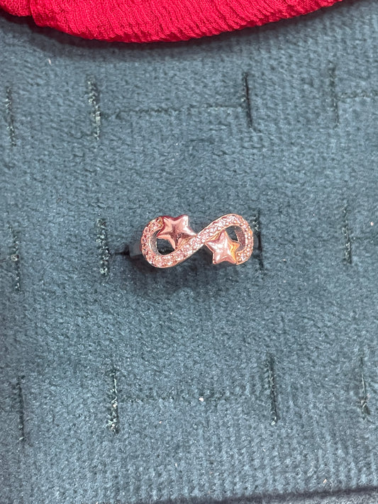 92.5 Silver Infinity Ring for Women Size 10 | Stylish Eternal Symbol Design | Elegant Gift Jewellery