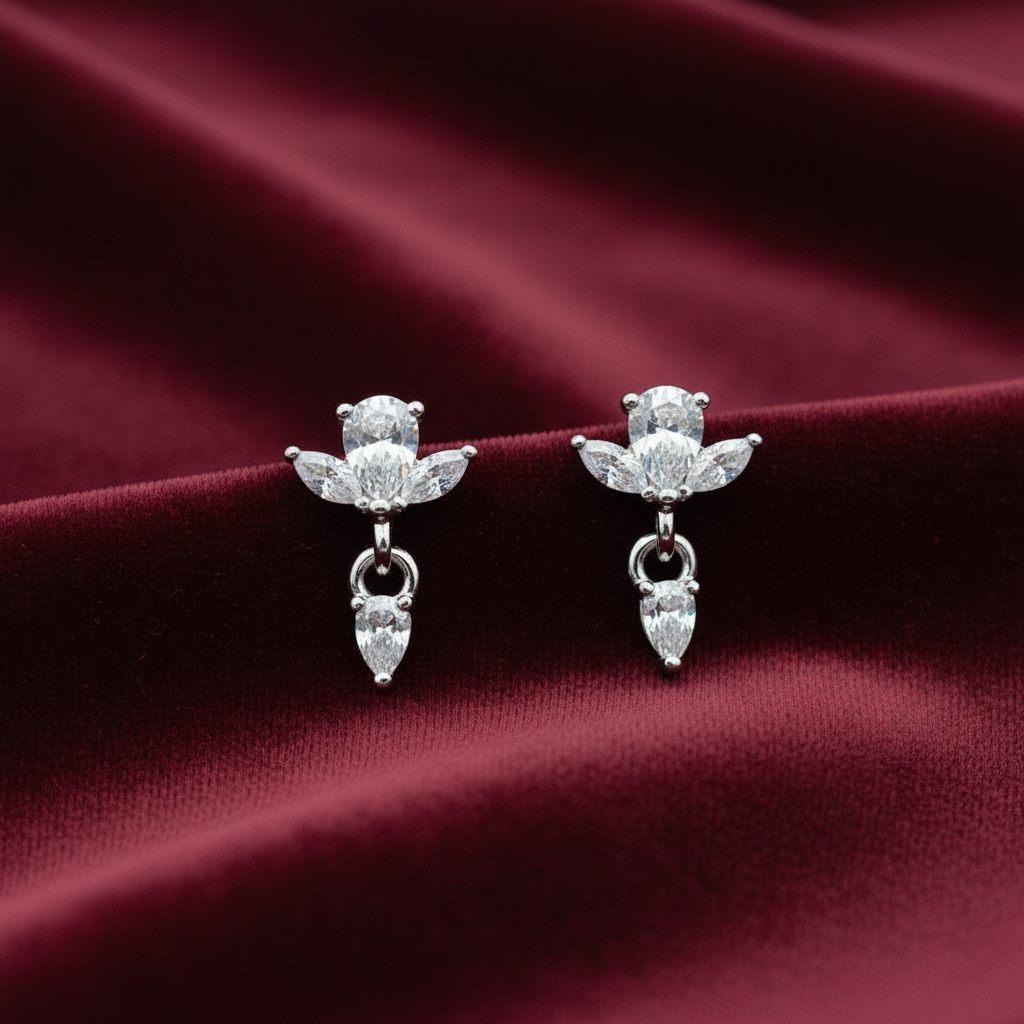 92.5 silver earrings 