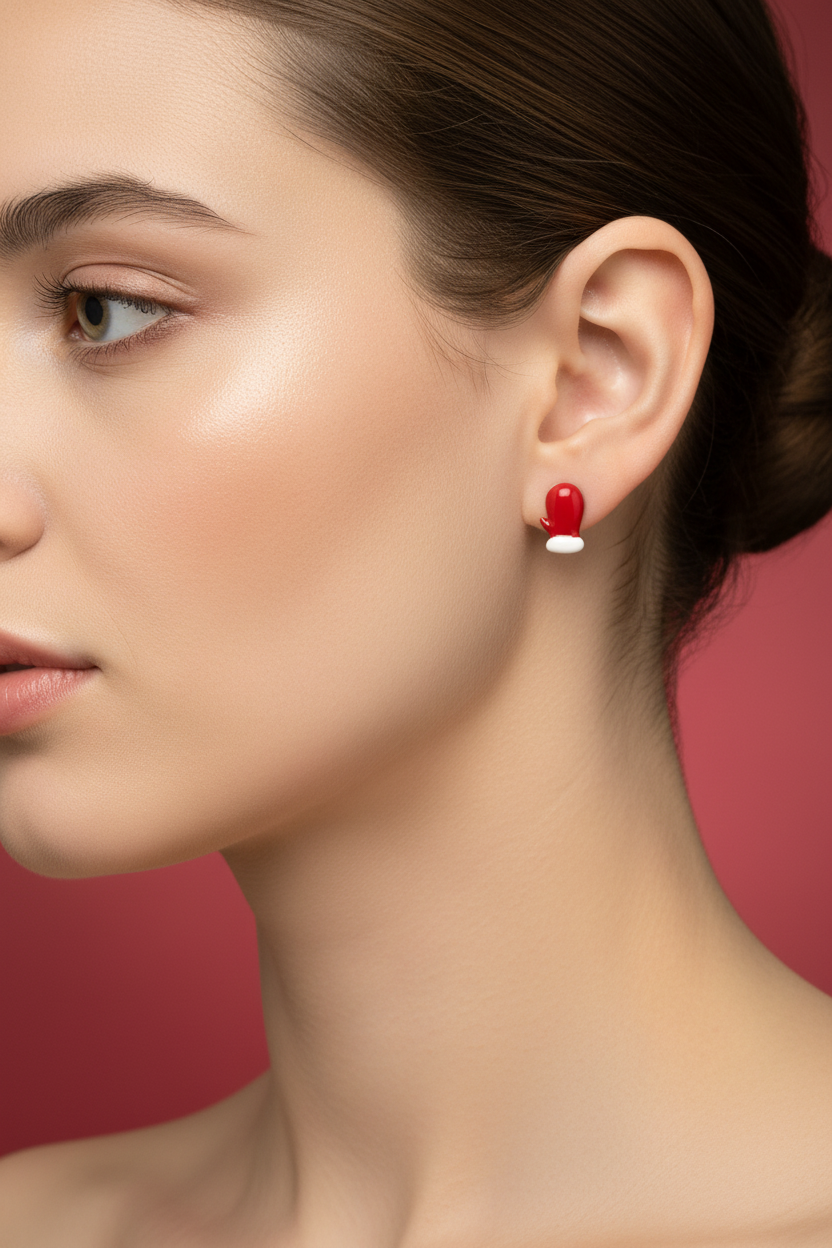 92.5 Silver Minimal Boxing Gloves Earrings for Women | Cute Sporty Design | Stylish Jewellery