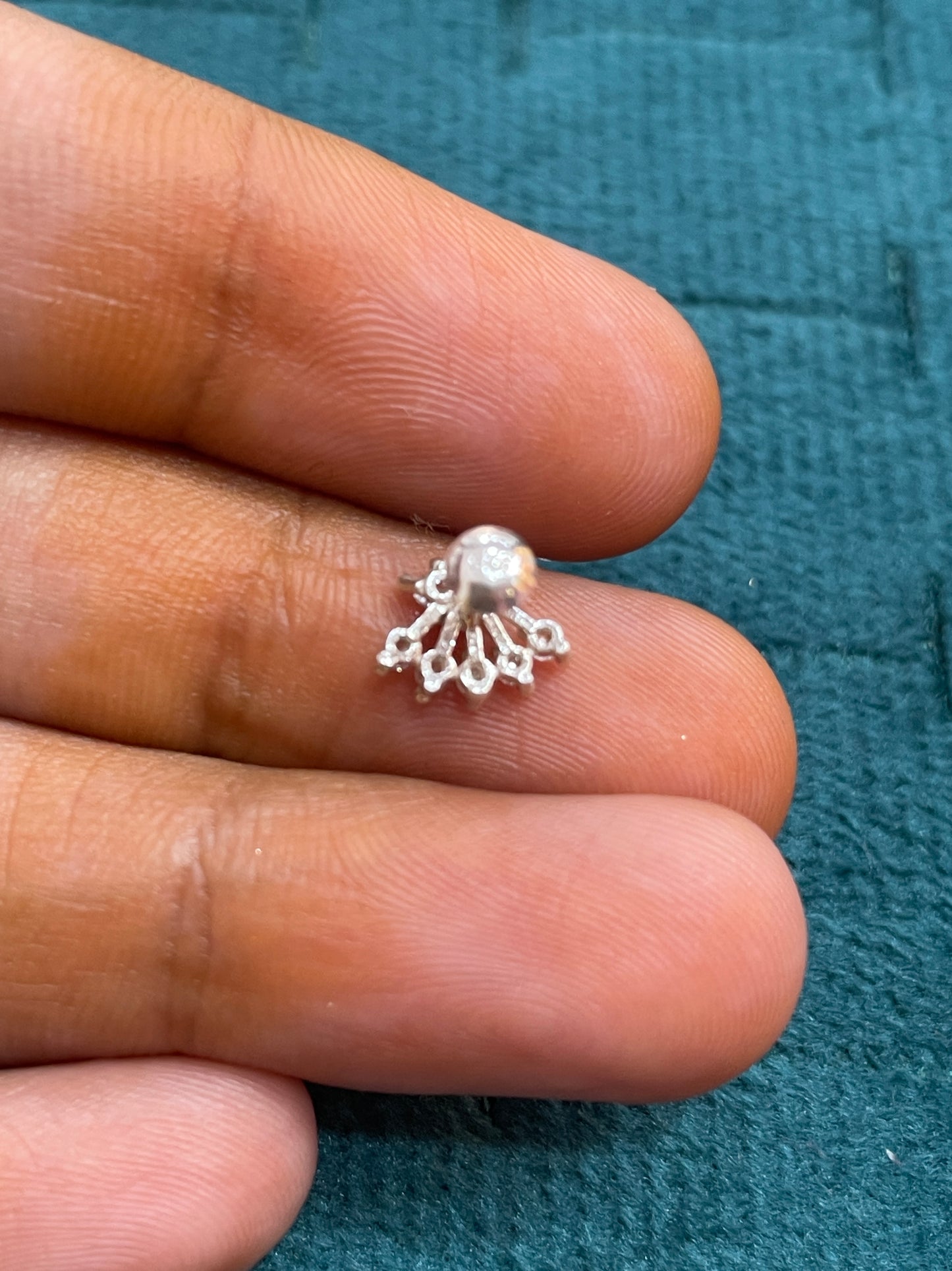 92.5 Silver Second Studs | Stylish Minimal Design | Elegant Fashion Jewellery
