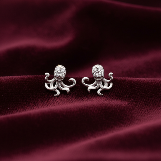 92.5 Silver Simple Elegant Earrings for Women | Stylish Minimal Design | Everyday Wear Jewellery