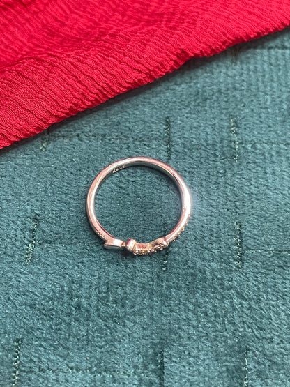 92.5 Silver Minimal Rings for Women Size 8 | Stylish Clean Design | Elegant Fashion Jewellery