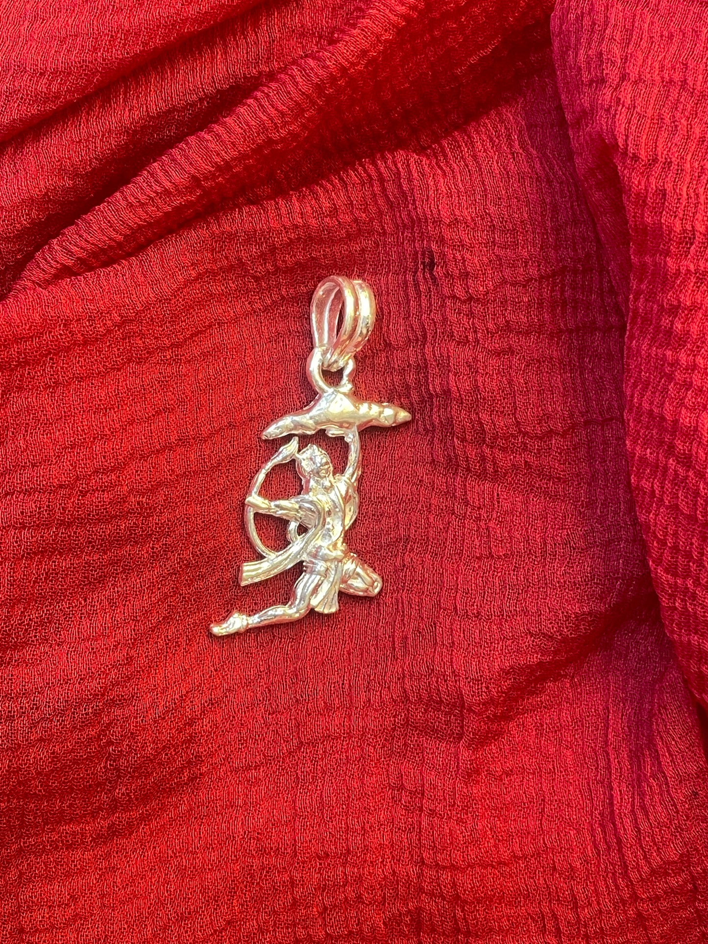 92.5 Silver Veer Hanuman Pendant for Men & Women | Powerful Sacred Design | Spiritual Jewellery
