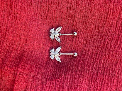 92.5 Silver Butterfly Bugadi for Women | Stylish Ear Cuff Design | Ethnic Jewellery