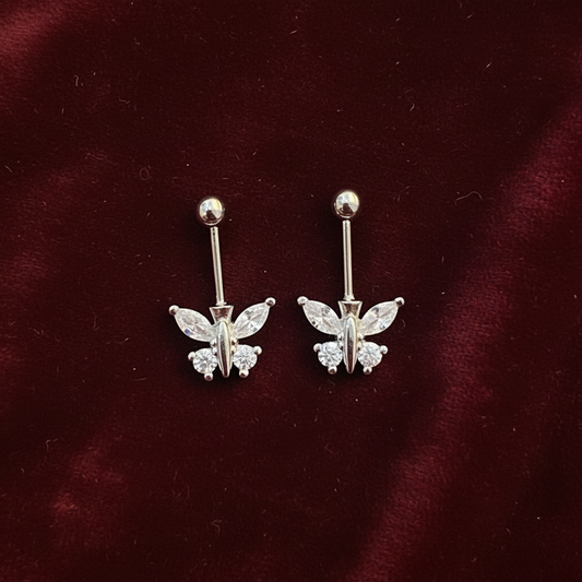 92.5 Silver Butterfly Bugadi for Women | Stylish Ear Cuff Design | Ethnic Jewellery