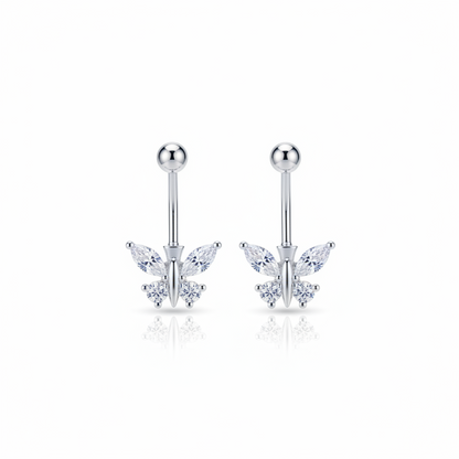 92.5 Silver Butterfly Bugadi for Women | Stylish Ear Cuff Design | Ethnic Jewellery