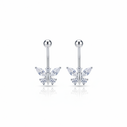 92.5 Silver Butterfly Bugadi for Women | Stylish Ear Cuff Design | Ethnic Jewellery