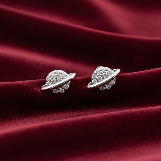 92.5 silver second studs earrings 