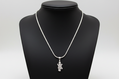 92.5 Silver Vishnu Murthy Design Pendant for Men & Women – Traditional Temple Style