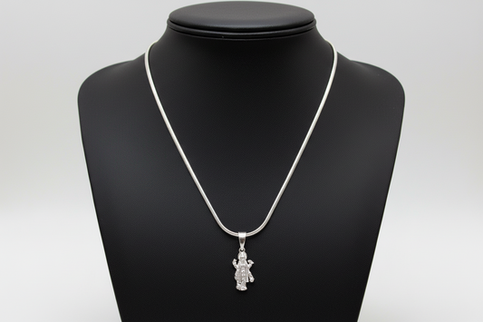 92.5 Silver Vishnu Murthy Design Pendant for Men & Women – Traditional Temple Style