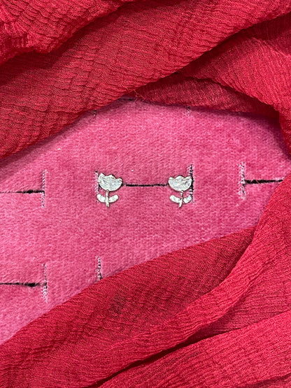 92.5 Silver Rose Stud Earrings | Classy Premium Floral Design | Jewellery
