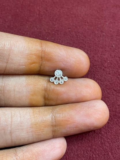 92.5 Silver Second Studs | Stylish Minimal Design | Elegant Jewellery