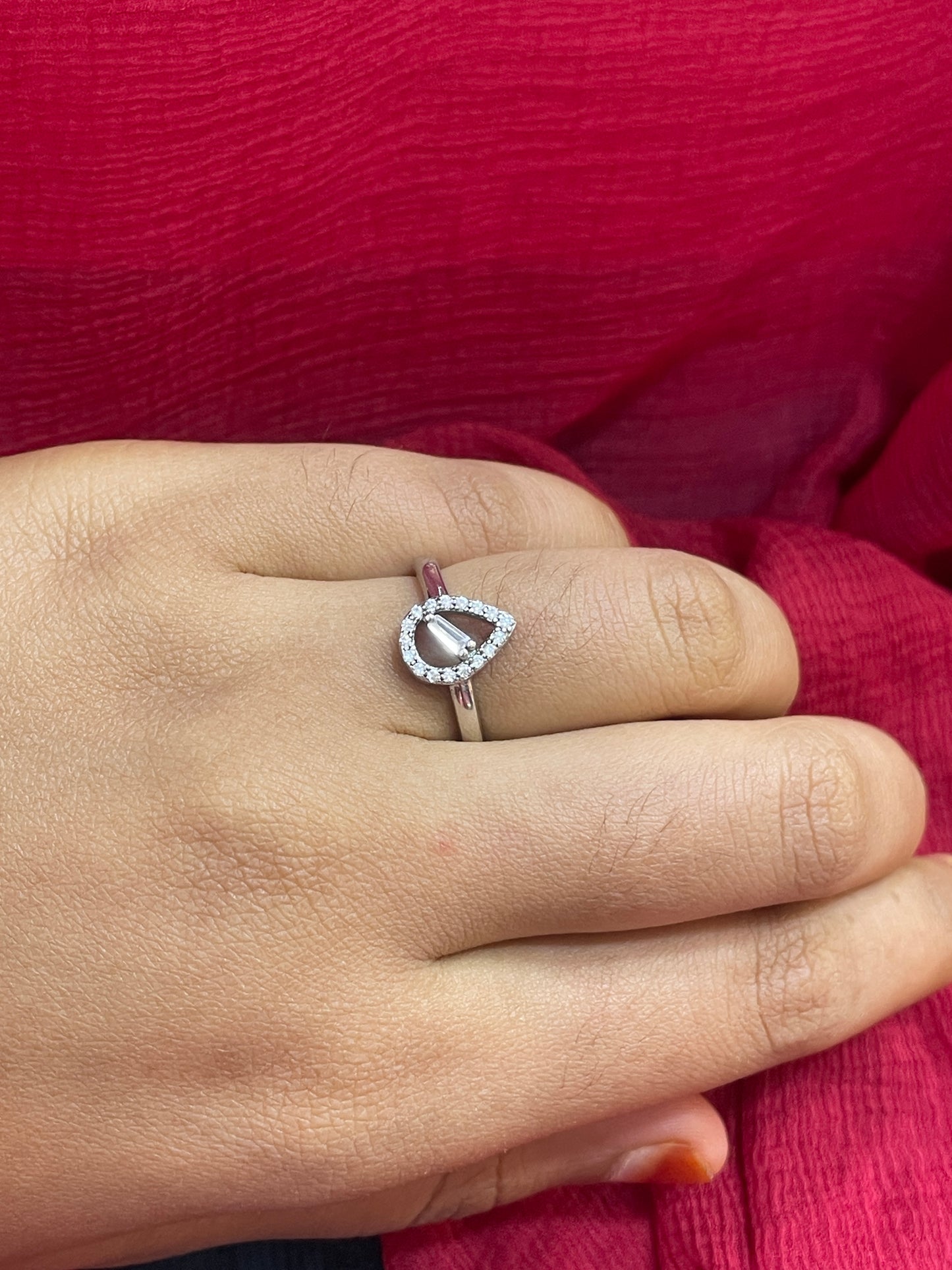 92.5 Silver Ring for Women Size 14 | Stylish Refined Finish | Elegant Fashion Jewellery