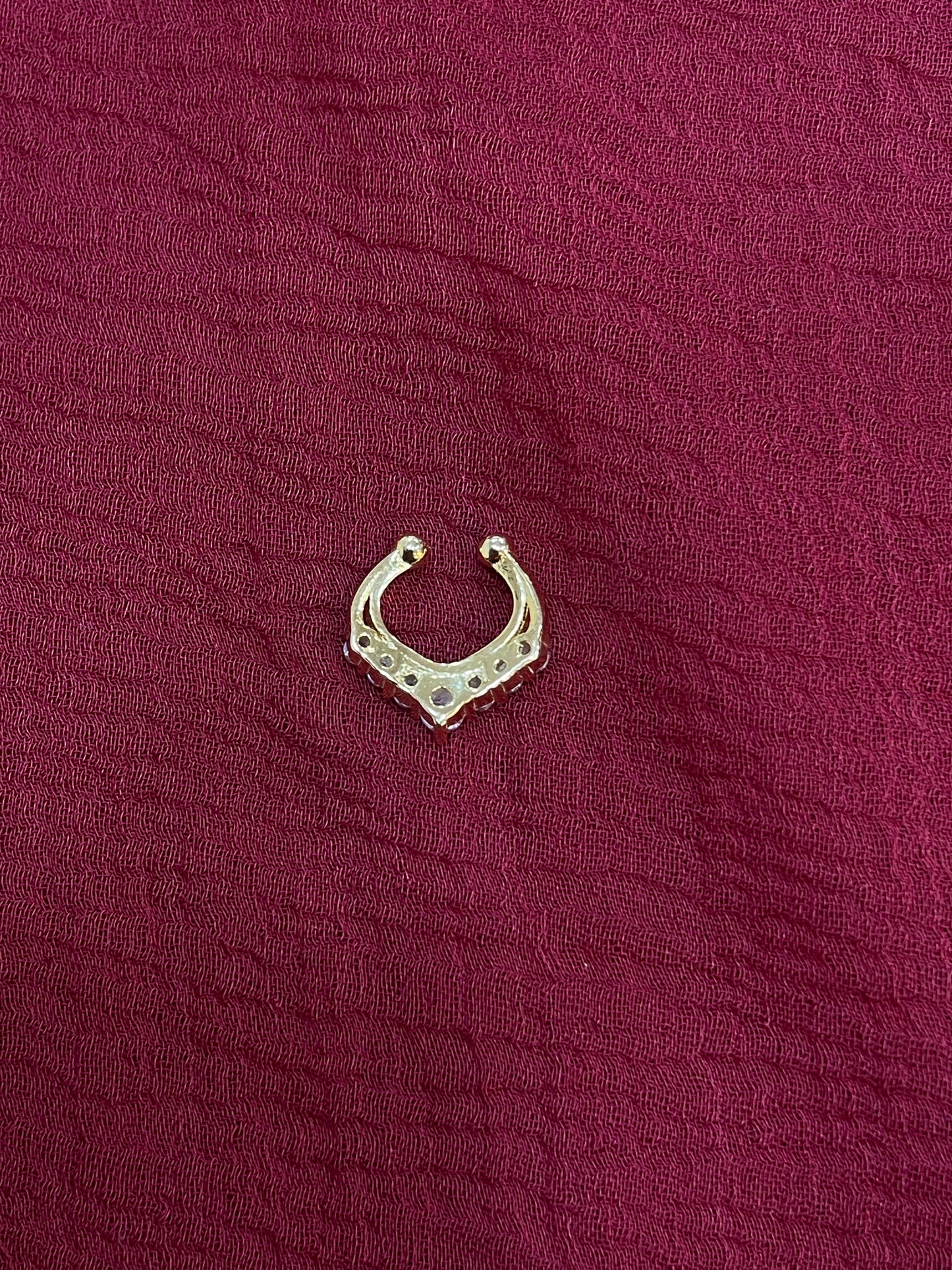 92.5 Silver Gold Plated Luxe Septum