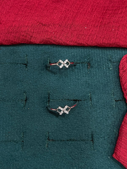 925 Silver Dainty Toe rings