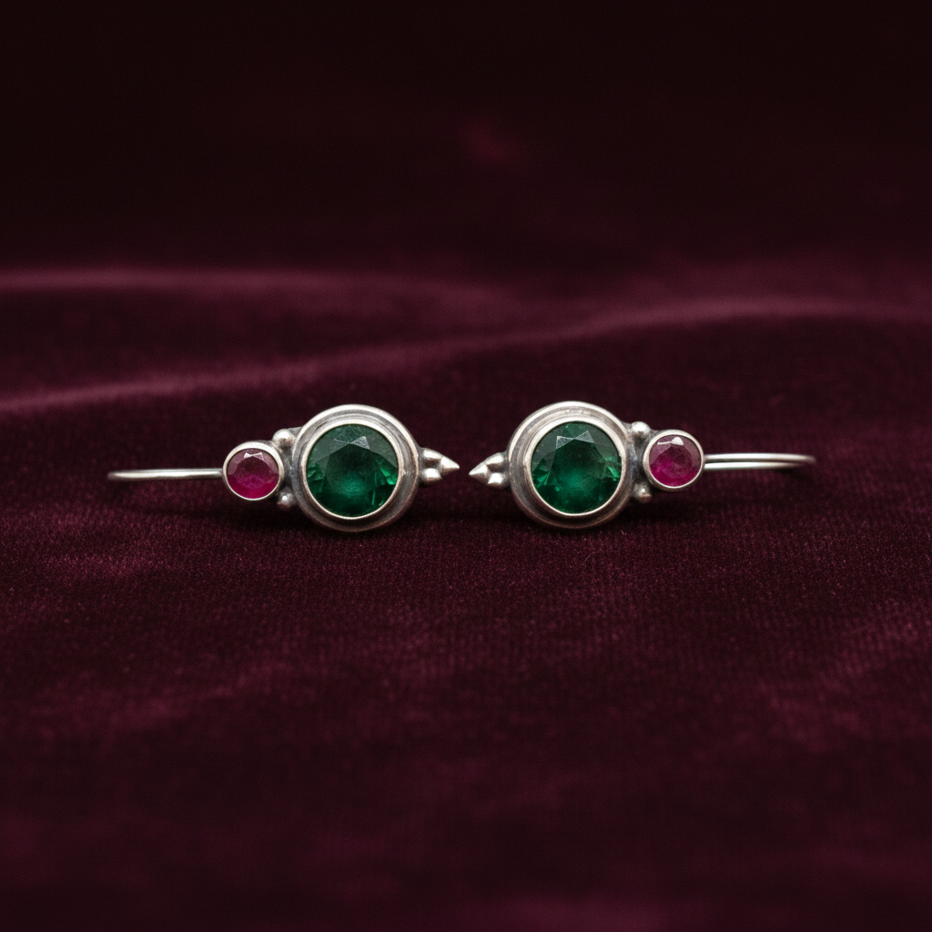 92.5 Silver Stylish Earrings for Women | Elegant Modern Design | Everyday Wear Jewellery