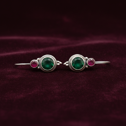 92.5 Silver Stylish Earrings for Women | Elegant Modern Design | Everyday Wear Jewellery