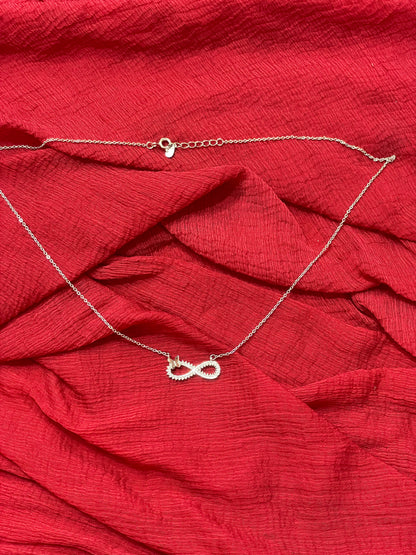 92.5 Silver Infinity Butterfly Chain 18.5 Inches | Premium Stylish Design | Jewellery