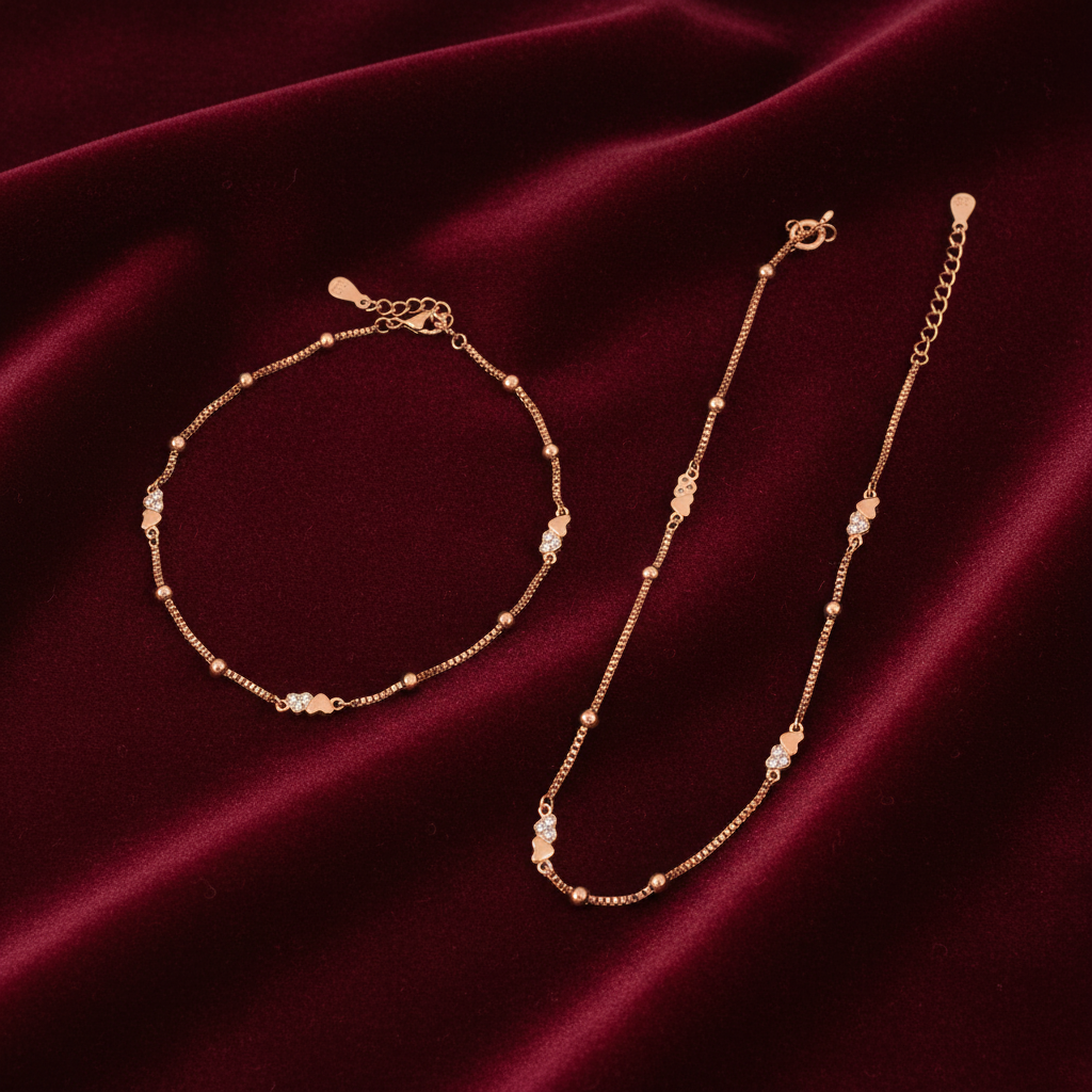 92.5 silver Anklets 