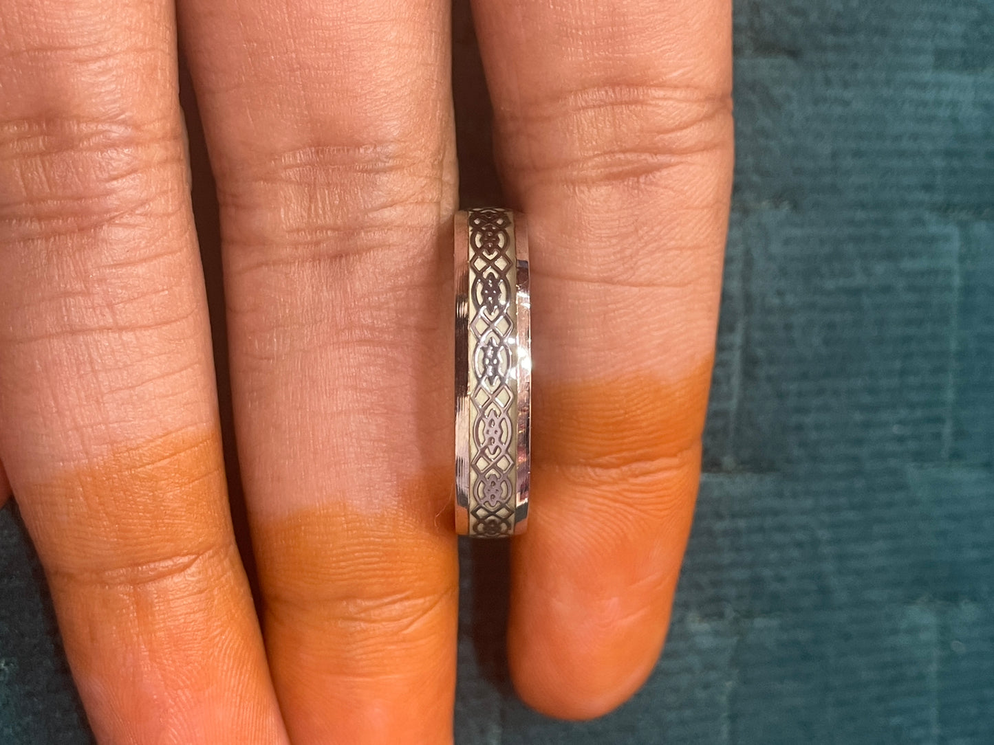 92.5 Silver Men’s Ring Size 19 | Stylish Bold Finish | Elegant Fashion Jewellery