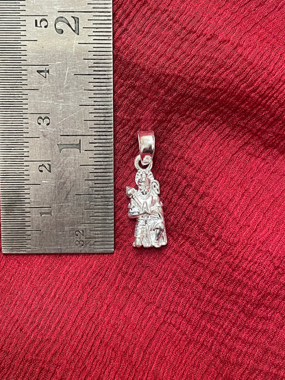 92.5 Silver Hanuman (Bajrangbali) Design Pendant for Men &amp; Women – Traditional Temple Style