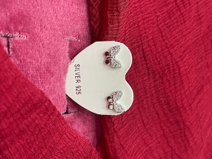 92.5 Silver Mini Butterfly Studs | Classy Cute Design | Jewellery